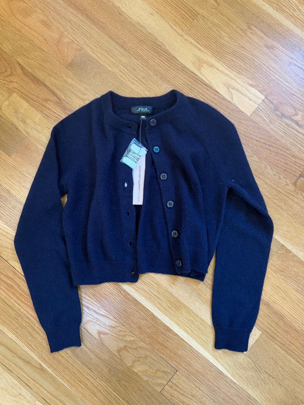 Aqua girls cashmere cardigan
